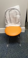Orange Bistro Chairs