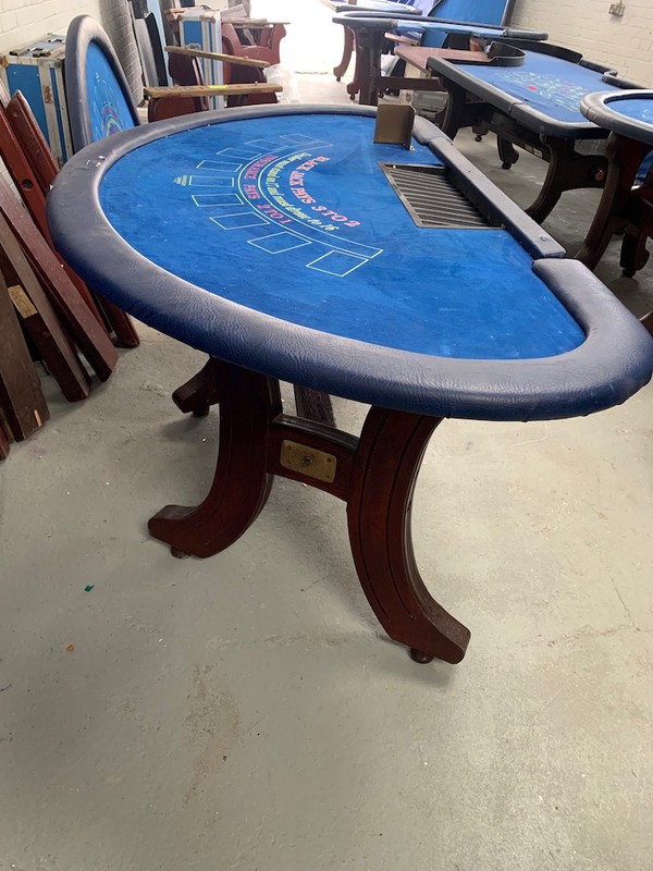 Blackjack Table and Roulette Tables