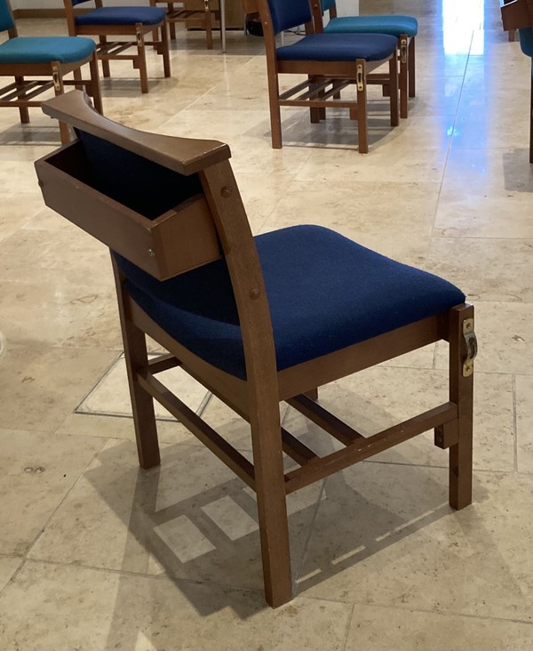 Secondhand Chairs and Tables Church Pews and Chairs 60x Upholstered