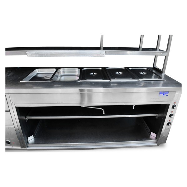 Chef pass with bain marie