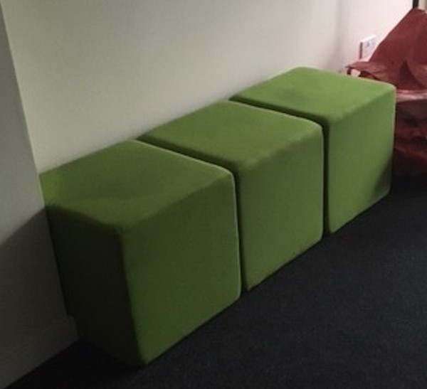 Green Modular Furniture Cubes