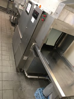 Hobart Conveyor Pass Thru Dishwasher