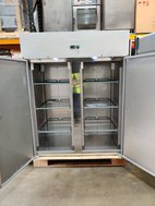 Stainless steel double freezer