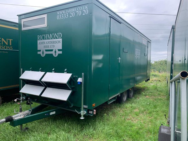 Mobile toilet trailer for sale