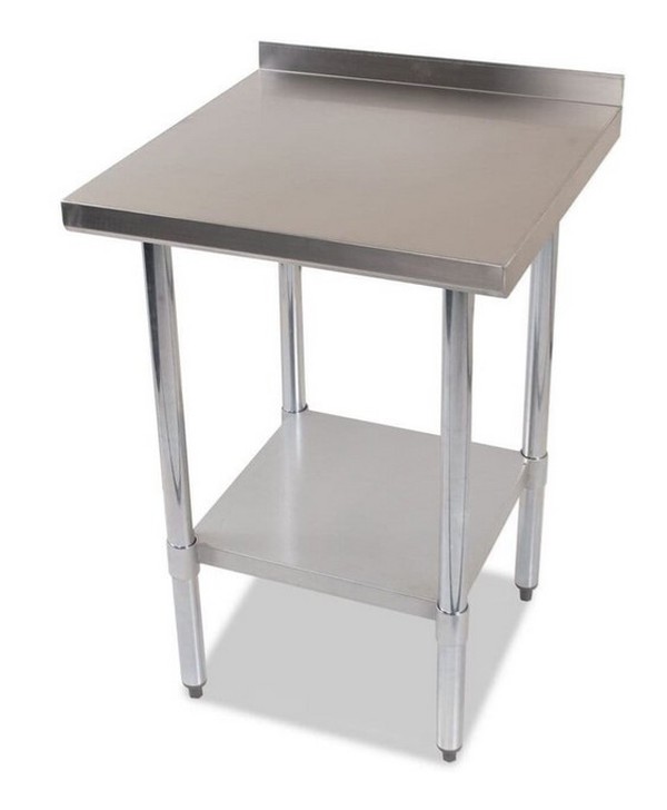 Stainless Steel Table 60cm Wide with Splash Back