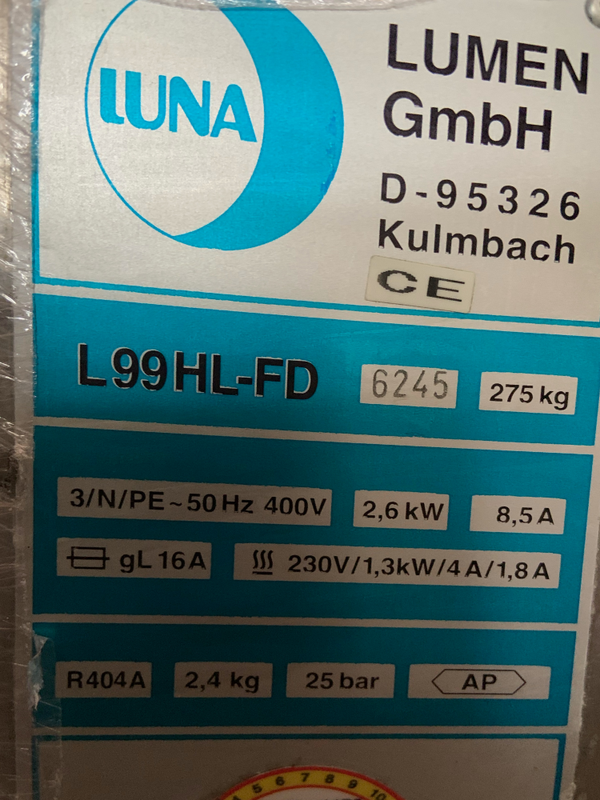 Luna L99HL-FD Ice cream machine