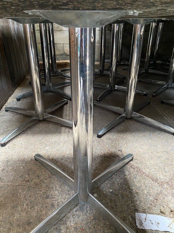 Corian Granite Tables with  Aluminium Legs