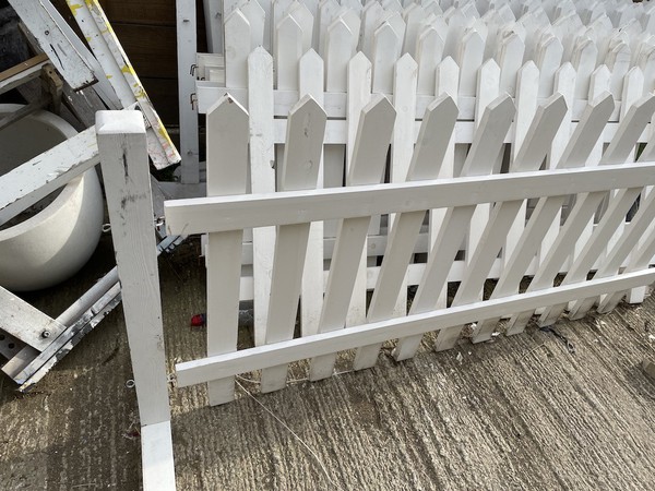 Used White Picket Fence