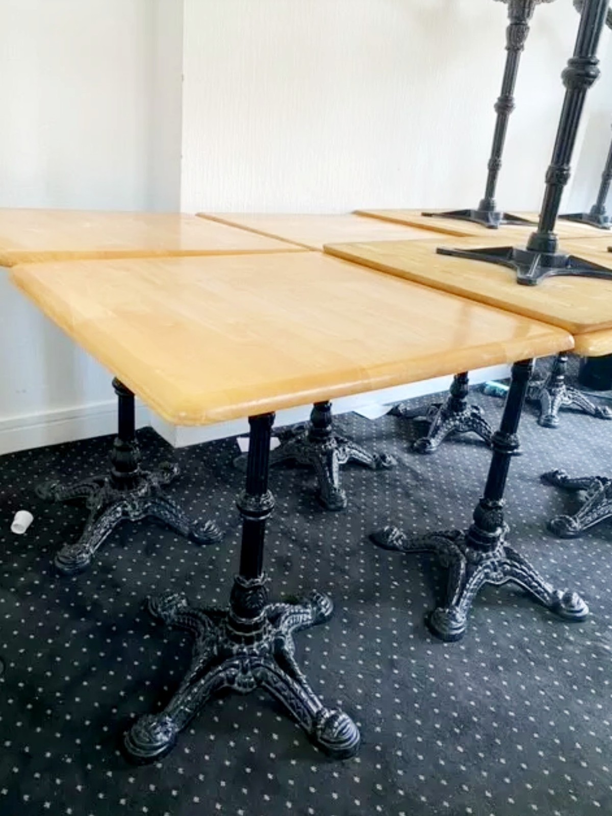 Secondhand Chairs and Tables Restaurant or Cafe Tables 21x Square