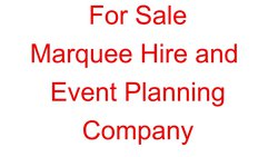 Marquee and event company for sale