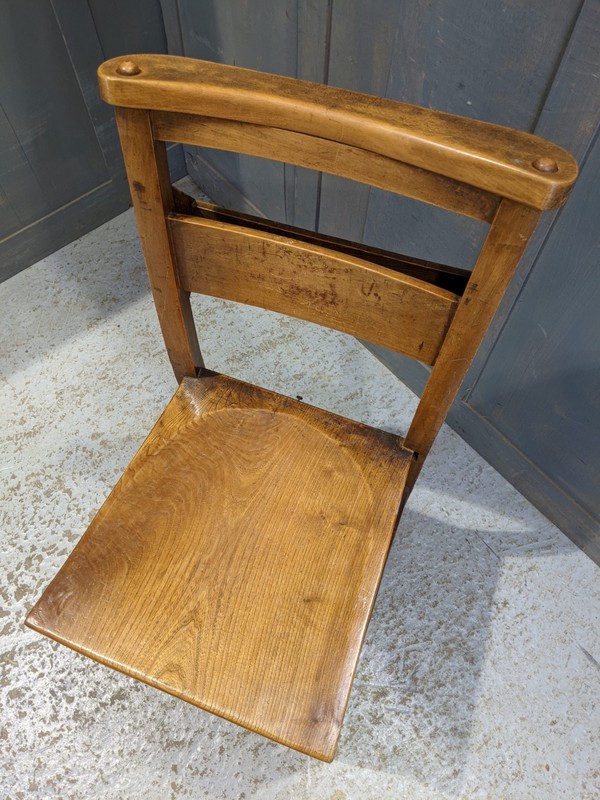 Solid wood chapel chairs