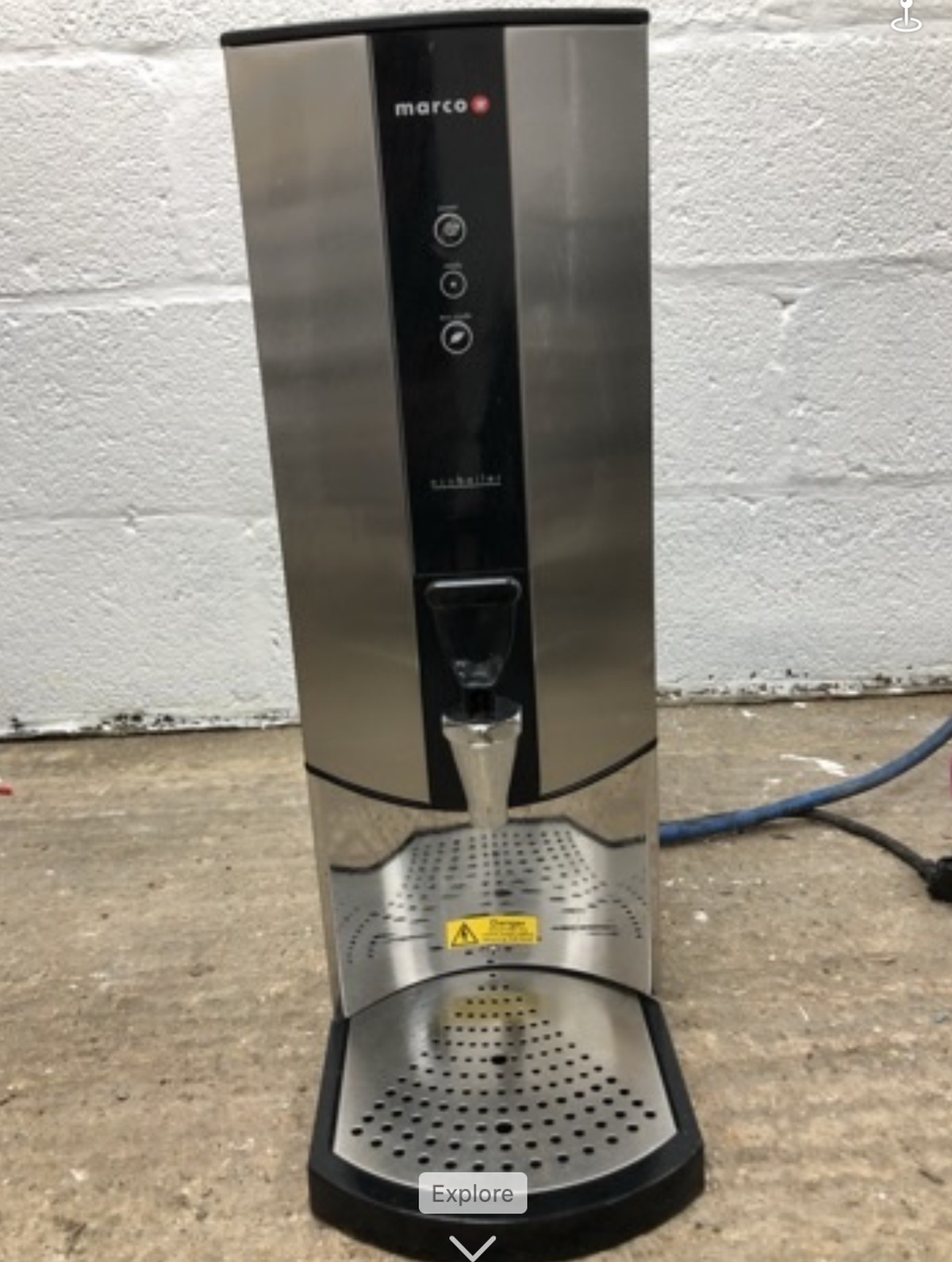 Secondhand Catering Equipment Water Boilers Marco Water Boiler