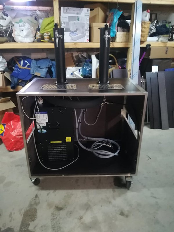 Mobile Bar with Dispense System for sale