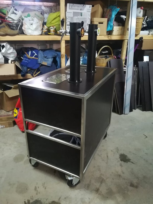 Bespoke Mobile Bar with Dispense System