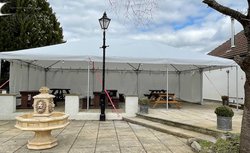 20ft x 30ft (6m x 9m) framed marquee for sale