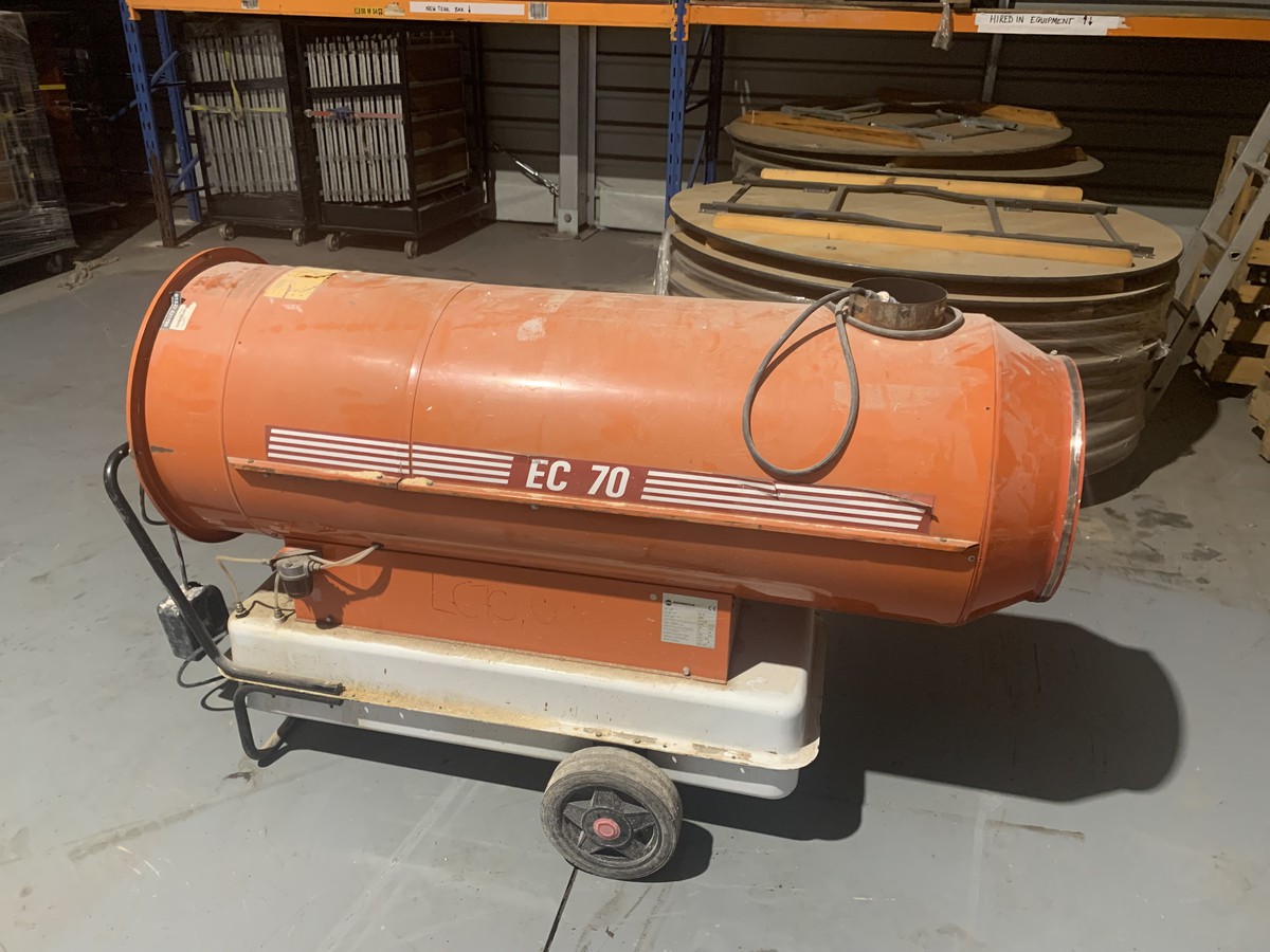 Curlew New and Used Marquees Heaters Indirect 3x Arcotherm EC70