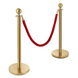 VIP Gold Barrier post and rope