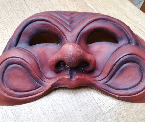 Traditional Harlequin Commedia dell'arte Mask