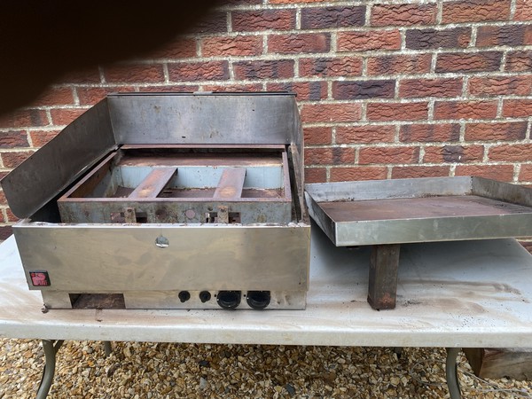Used gas LPG griddle