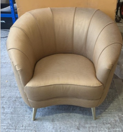 Gold Armchair for sale