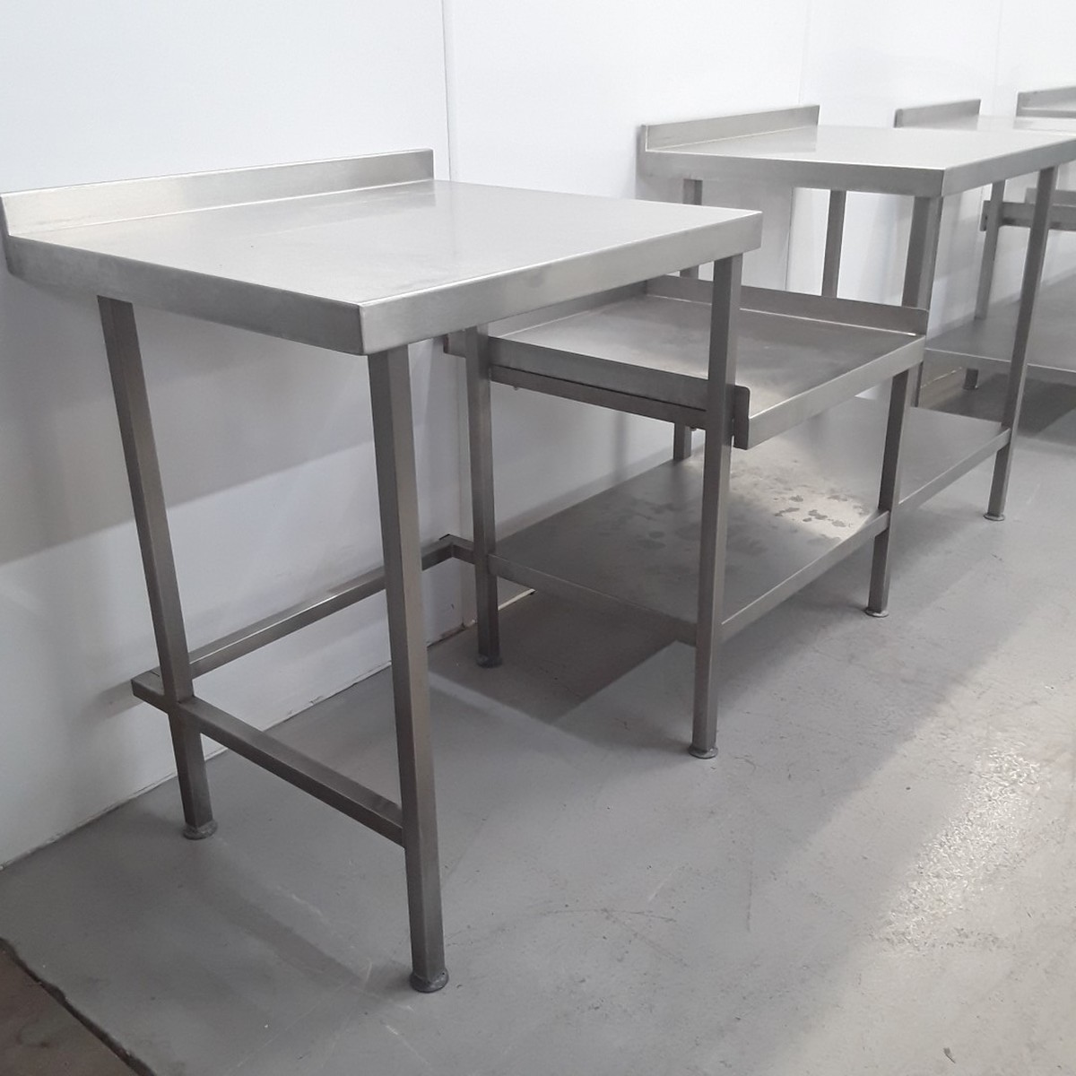 Secondhand Catering Equipment Stainless steel tables (2.01m and over