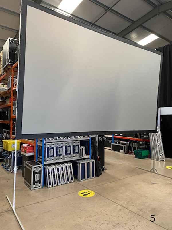 Free standing Screen Works Rear Projection Screen