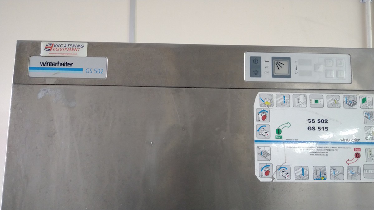 Secondhand Pub Equipment Glasswashers Winterhalter GS502 Pass
