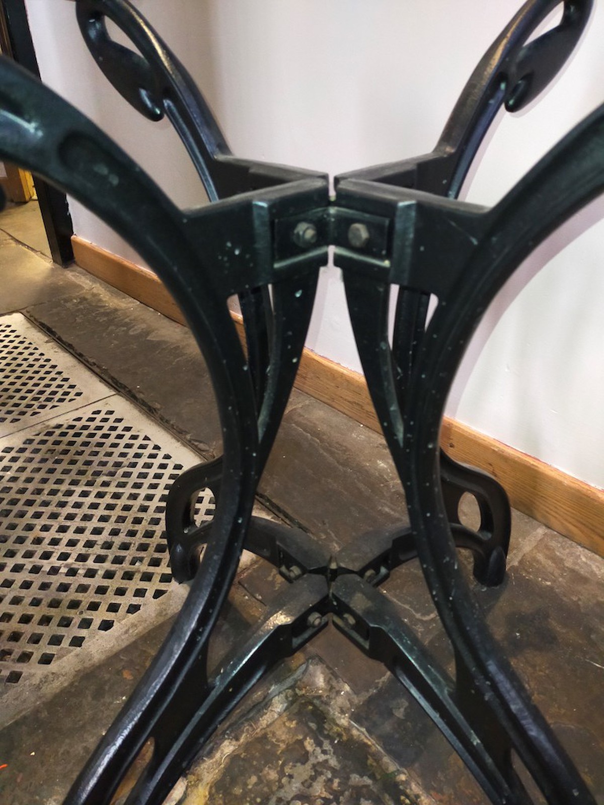Secondhand Chairs and Tables Table Bases 22x Cast Iron Table Bases