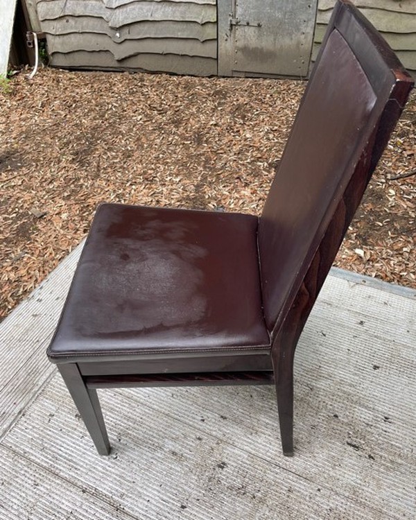 Used Faux Leather Chairs For Sale