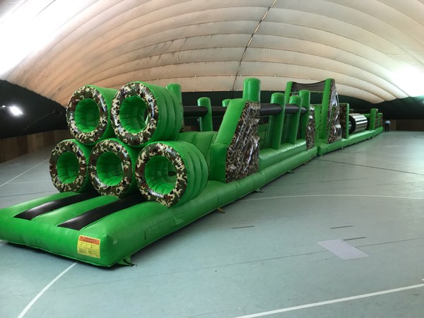 Secondhand Inflatable Junior Bouncy Castle Obstacle Course For Sale