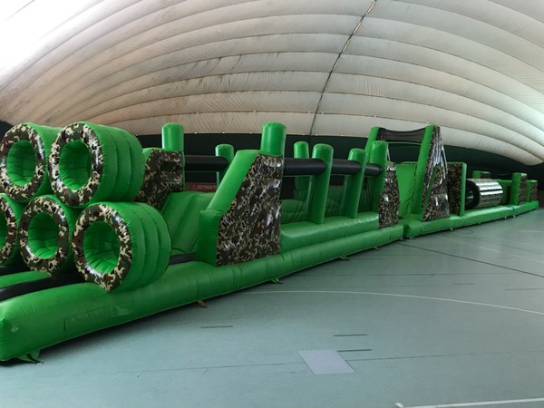 Selling Used Inflatable Junior Bouncy Castle Obstacle Course For Sale