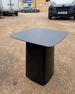 Secondhand VITRA Black Metal Side Table Small For Sale