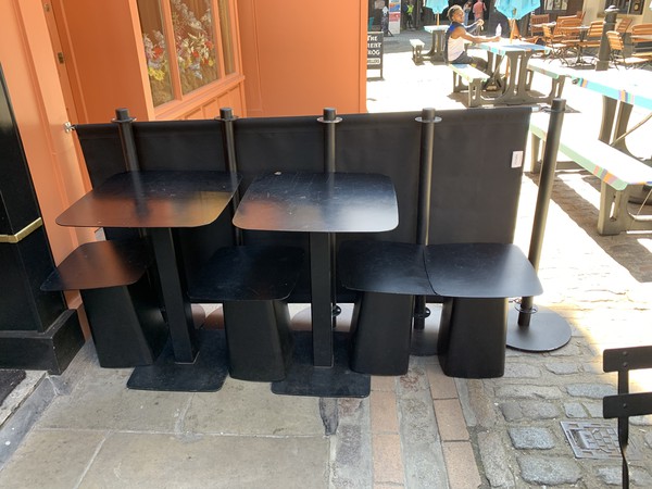 Metal Black Tables