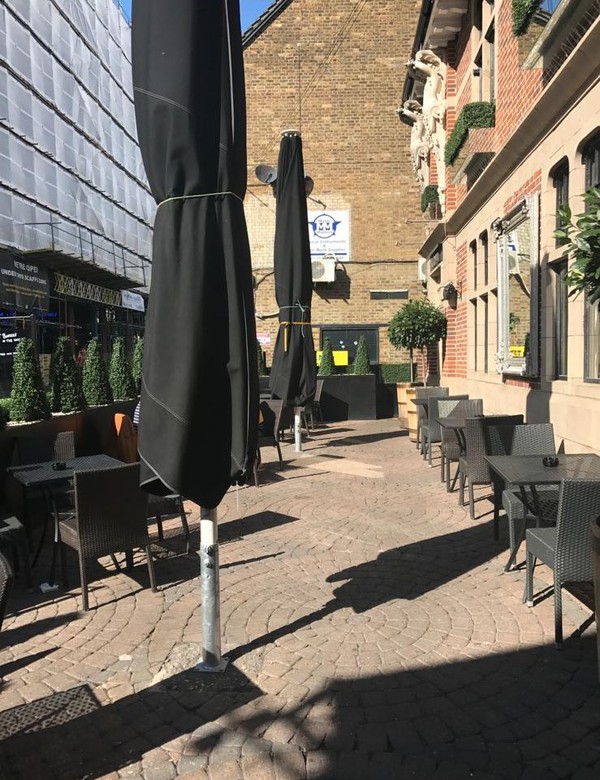 Giant Umbrella for outside dining