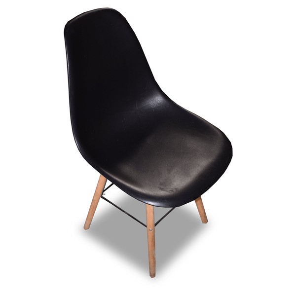 Black Eames Style Eiffel Dining Chairs