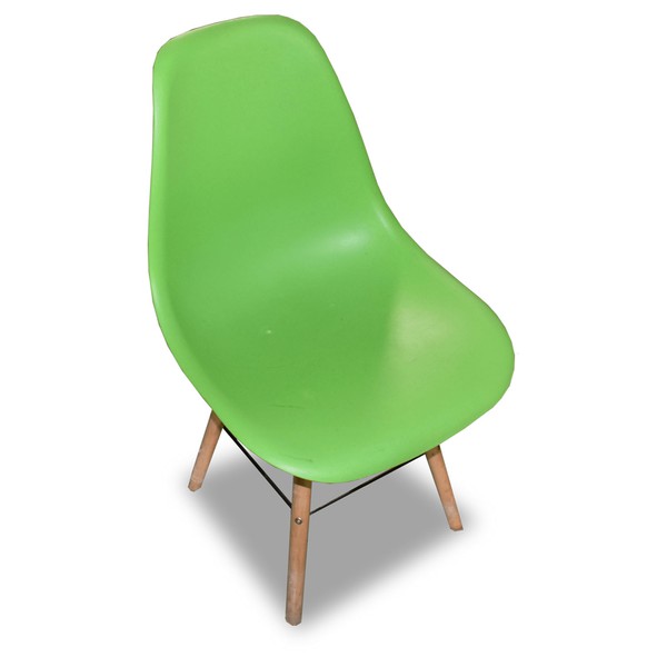 Bright Green Eames Style Eiffel Dining Chairs