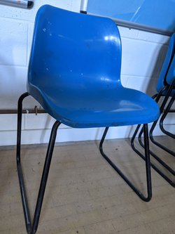 Poly Stacking chair york for sale