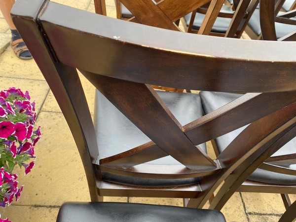 Crossed Back Dining Chairs