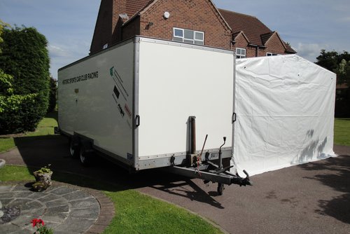 Car Transporter / Race Box / Mobile Workshop with Awning Car Transporter / Race Box / Mobile Workshop with Awning