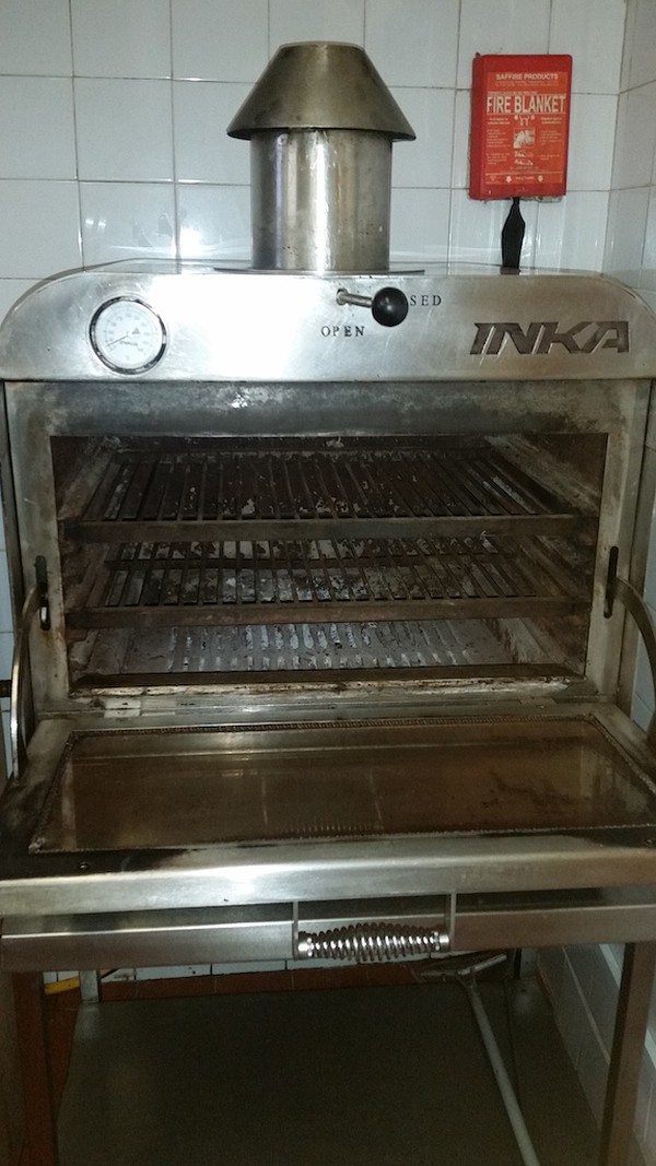 Used Charcoal Inka Oven P600