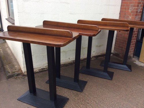 4x Wooden Poseur Tables (CODE T 460 P) 4x Wooden Poseur Tables (CODE T 460 P)