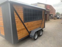 New shepherds hut coffee trailer