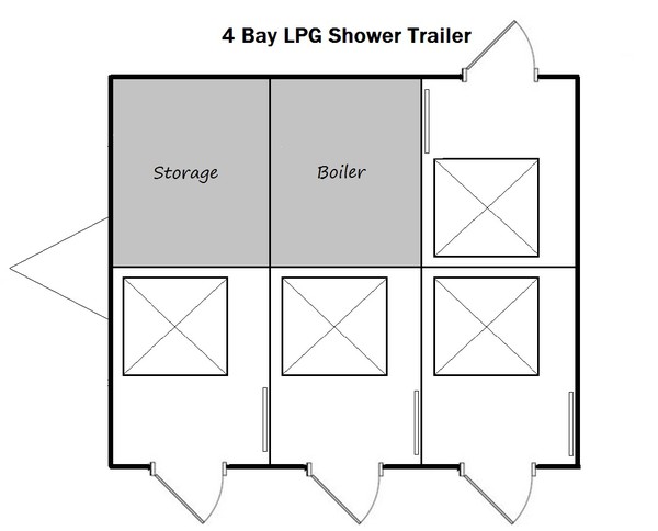 Shower trailer plan