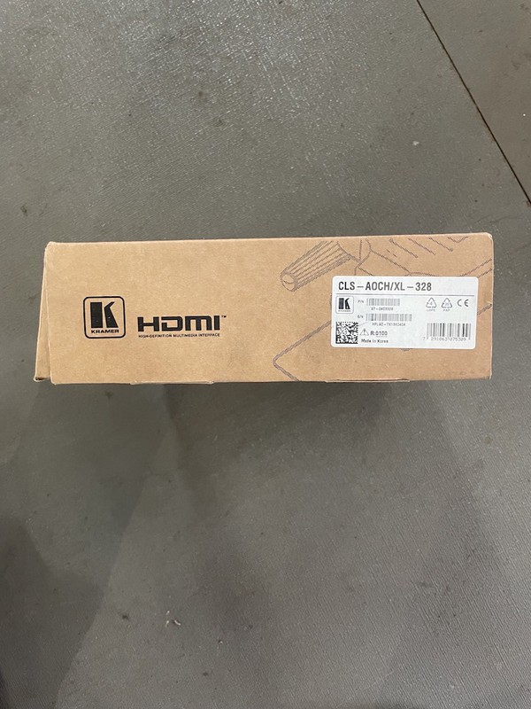HDMI over fibre cable