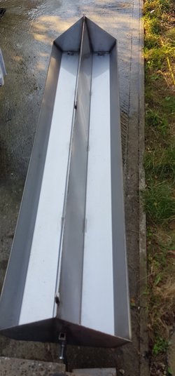 Urinal - Large 10 / 12 Man Double Trough on Legs for sale