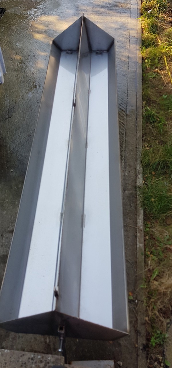 Urinal - Large 10 / 12 Man Double Trough on Legs for sale