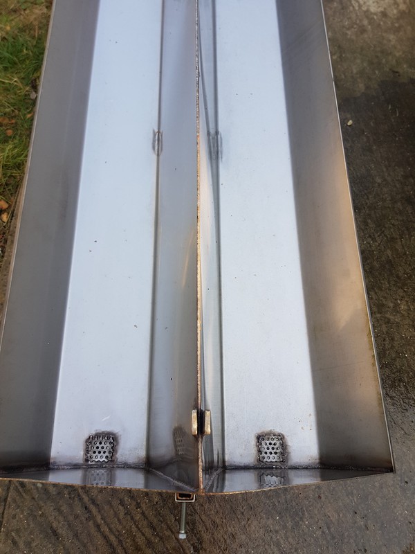 Used Urinal - Large 10 / 12 Man Double Trough on Legs