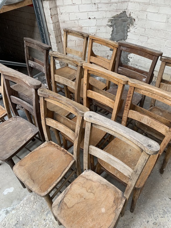 Vintage Church Chairs