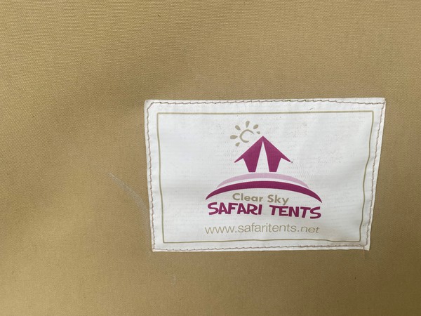 Safari tent for glamping