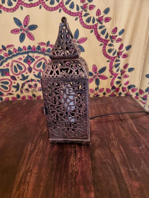 Moroccan style bed side lamps